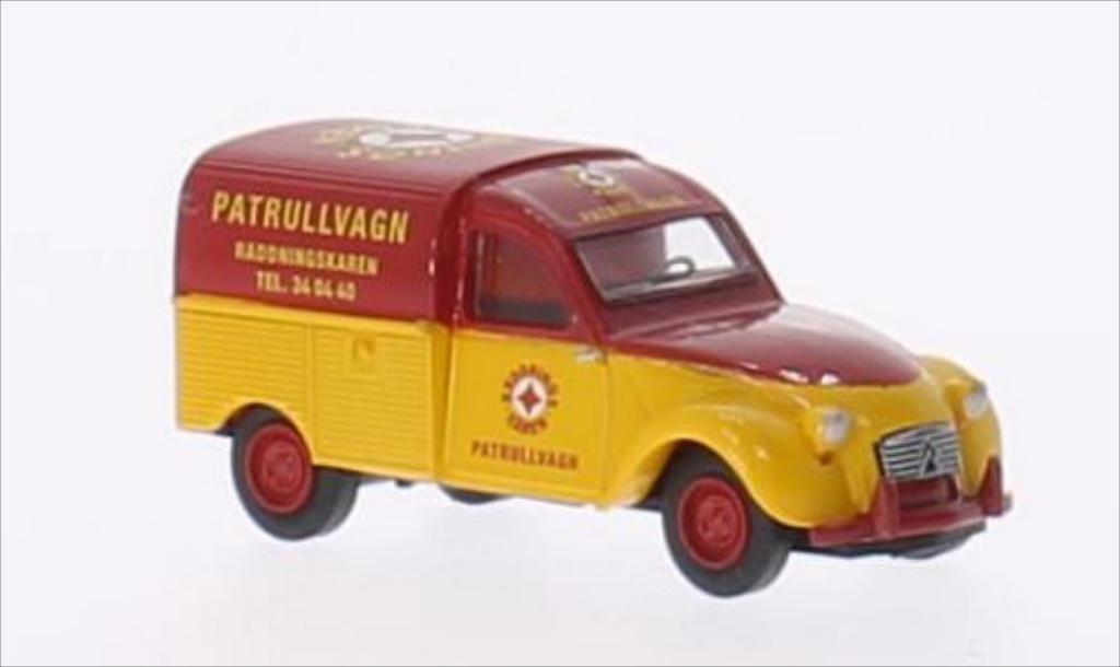 Citroen 2CV 1/87 Brekina AZU Patrullvagn (S) diecast model cars