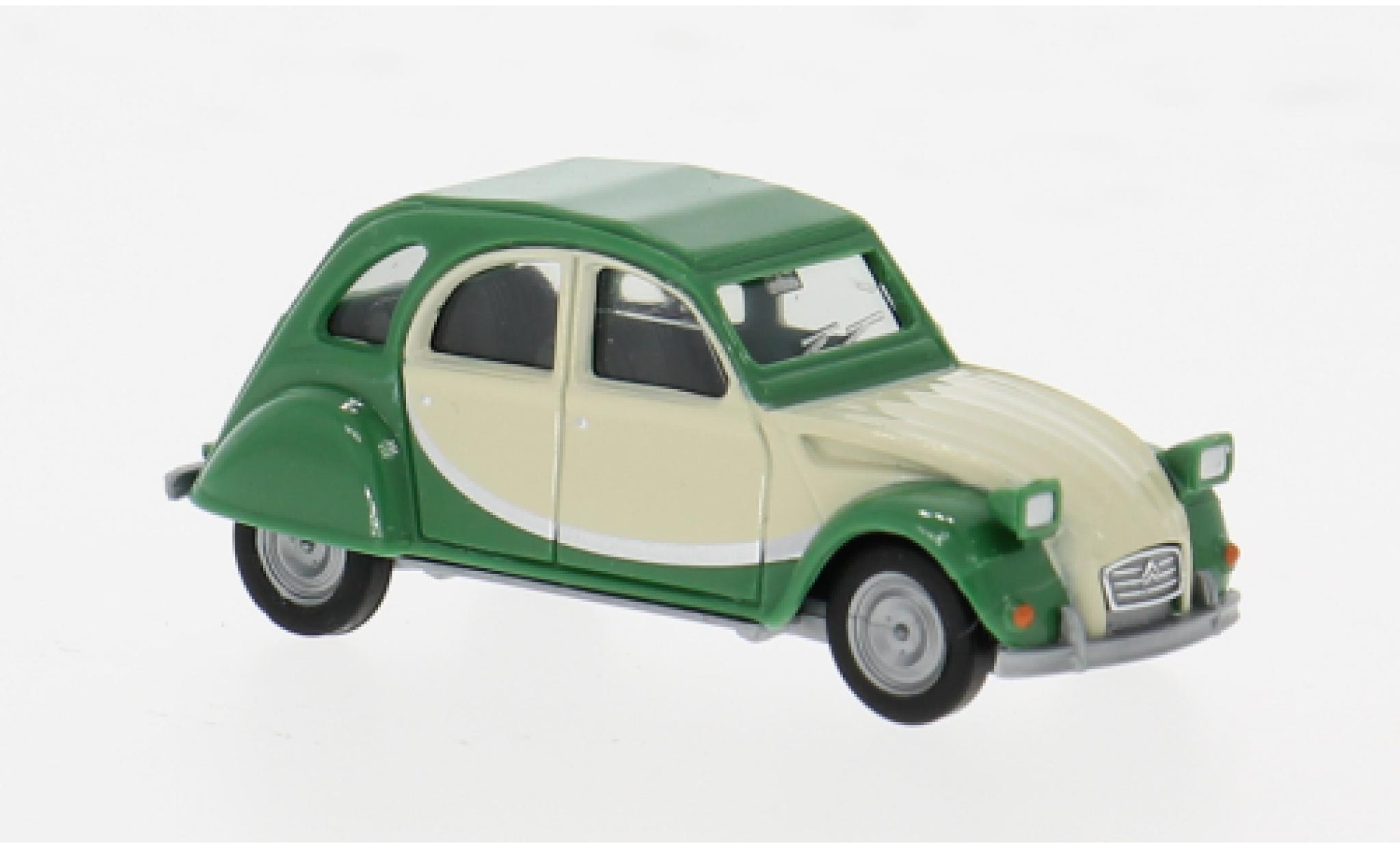Citroen 2CV 1/87 Herpa Charleston green 1:87 diecast model cars