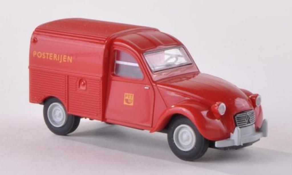 Citroen 2CV 1/87 Brekina Kastenente Posterijen (NL) diecast model cars