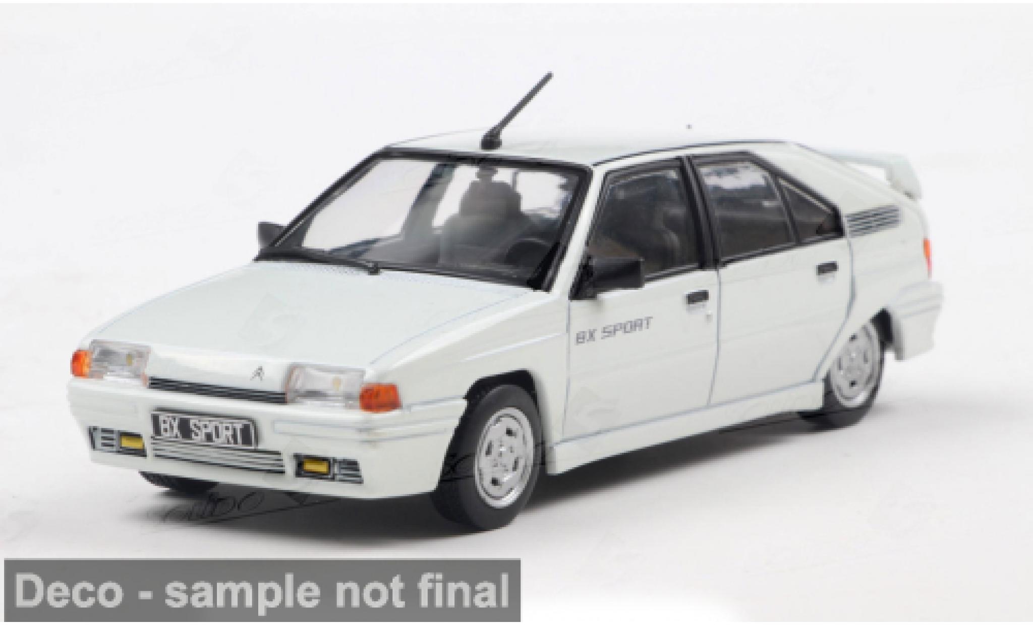 Citroen BX 1/43 Solido Sport white 1985 1:43 diecast model cars