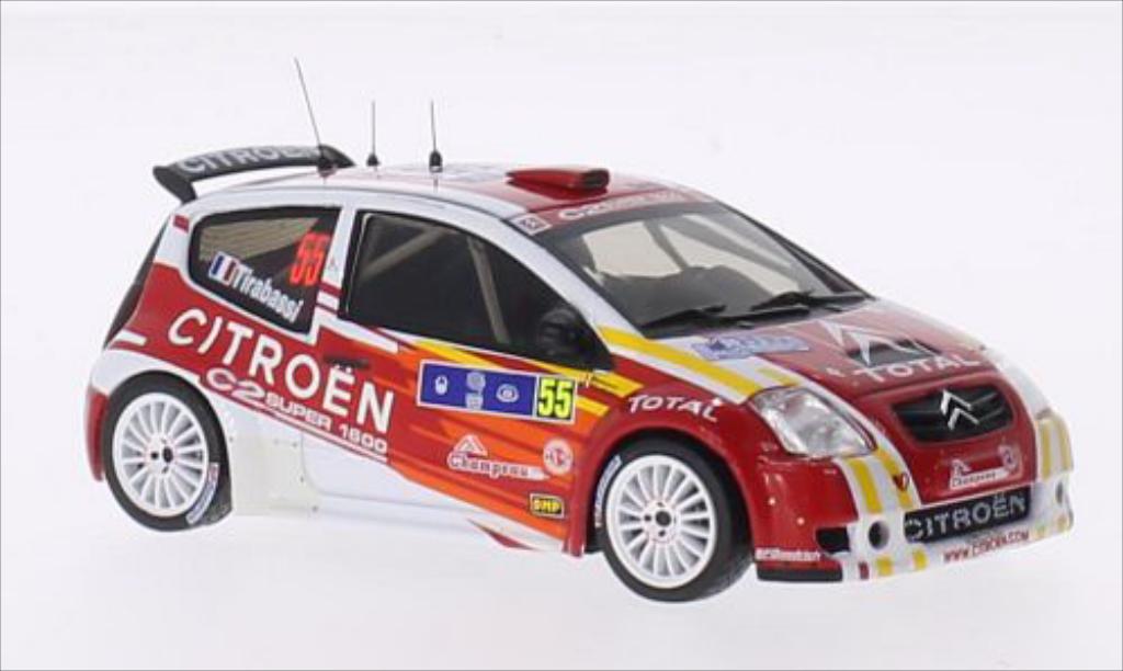 Citroen C2 S1600 1/43 IXO S1600 No.55 JWRC Tour de Corse 2006 diecast model cars