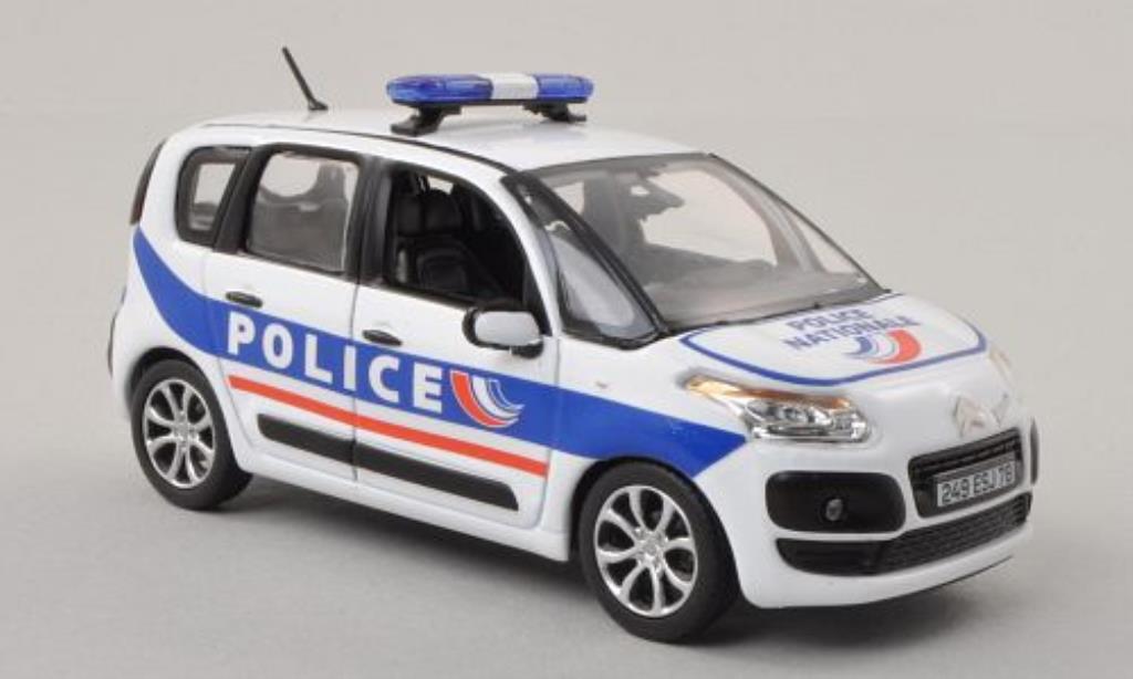 Citroen C3 1/43 Norev Picasso Police Nationale Police (F) 2011 diecast model cars