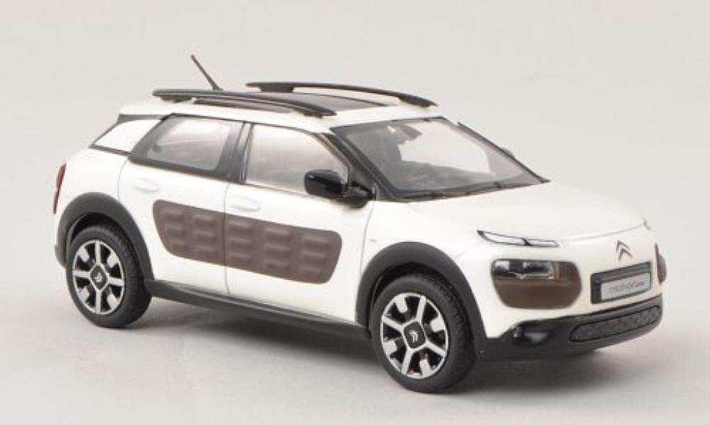 Citroen C4 1/43 Norev Cactus white/matt-brown 2014 diecast model cars