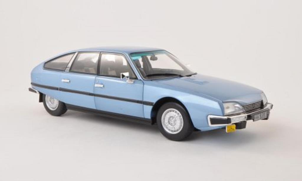 Citroen CX 1/18 Norev 2400 GTI blue 1977 diecast model cars