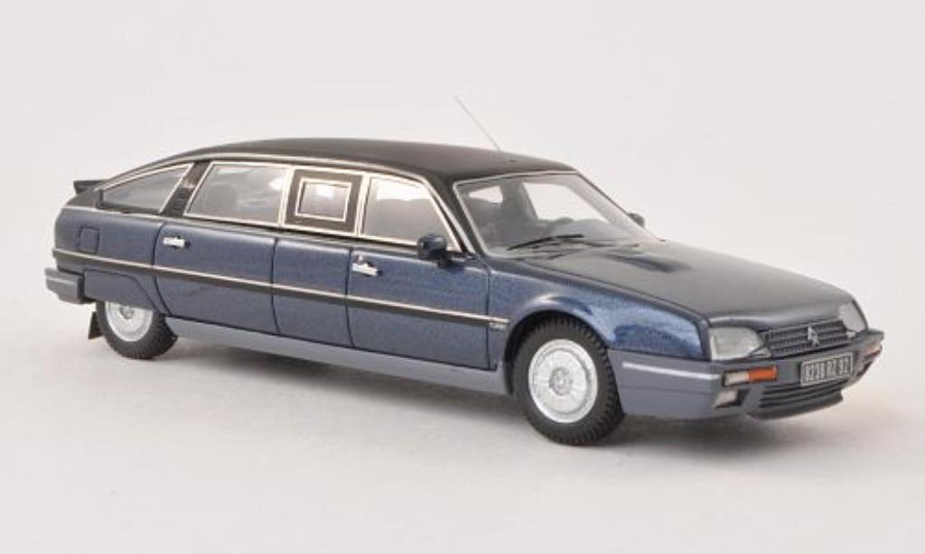 Citroen CX 1/43 Matrix Tissier Limousine DDR blue/matt-black 1986 diecast model cars