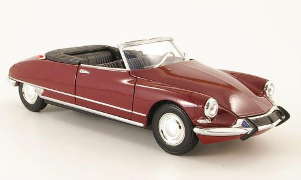 Citroen DS 19 1/24 Welly 19 Convertible red offen diecast model cars