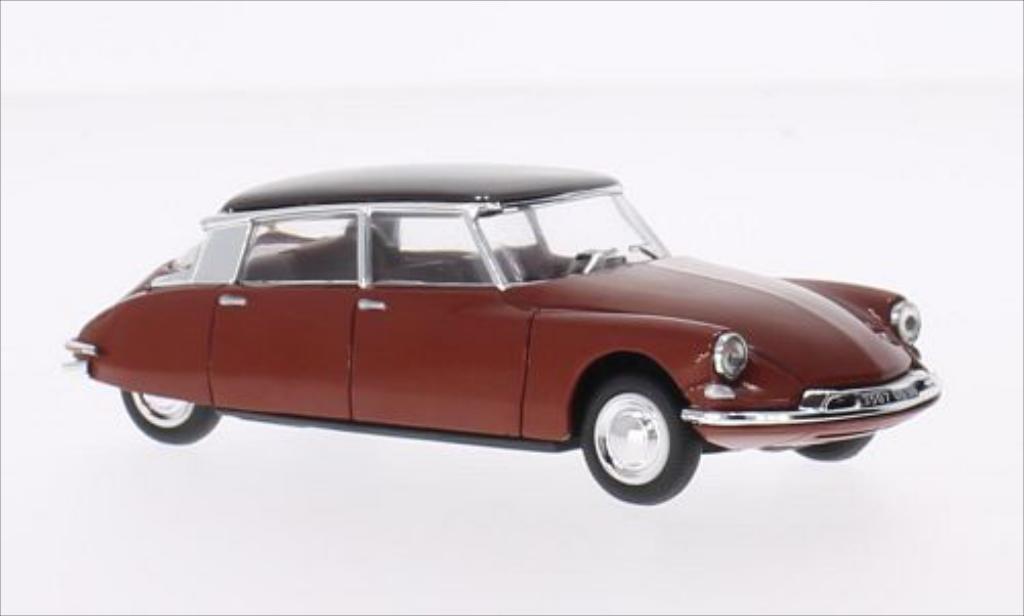 Citroen DS 19 1/43 Vitesse 19 red/brown 1960 diecast model cars