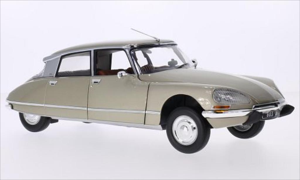Citroen DS 23 1/18 Norev 23 Pallas metallic beige 1973 diecast model cars