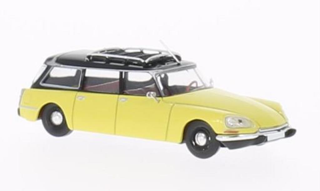 Citroen DS 1/87 Brekina Estate yellow/black diecast model cars