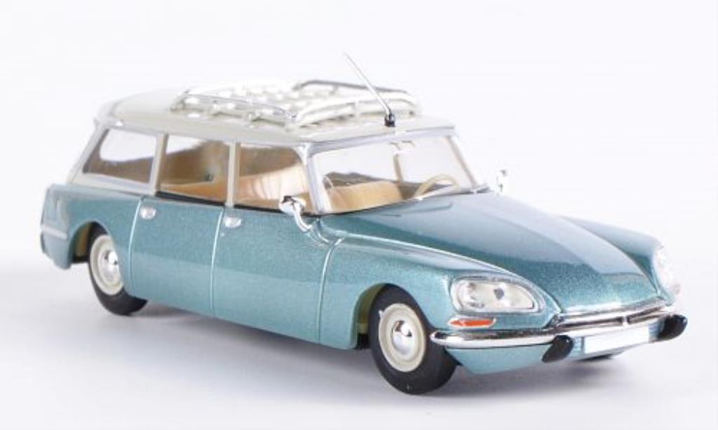 Citroen DS 1/87 Brekina Estate grey-grun/beige diecast model cars