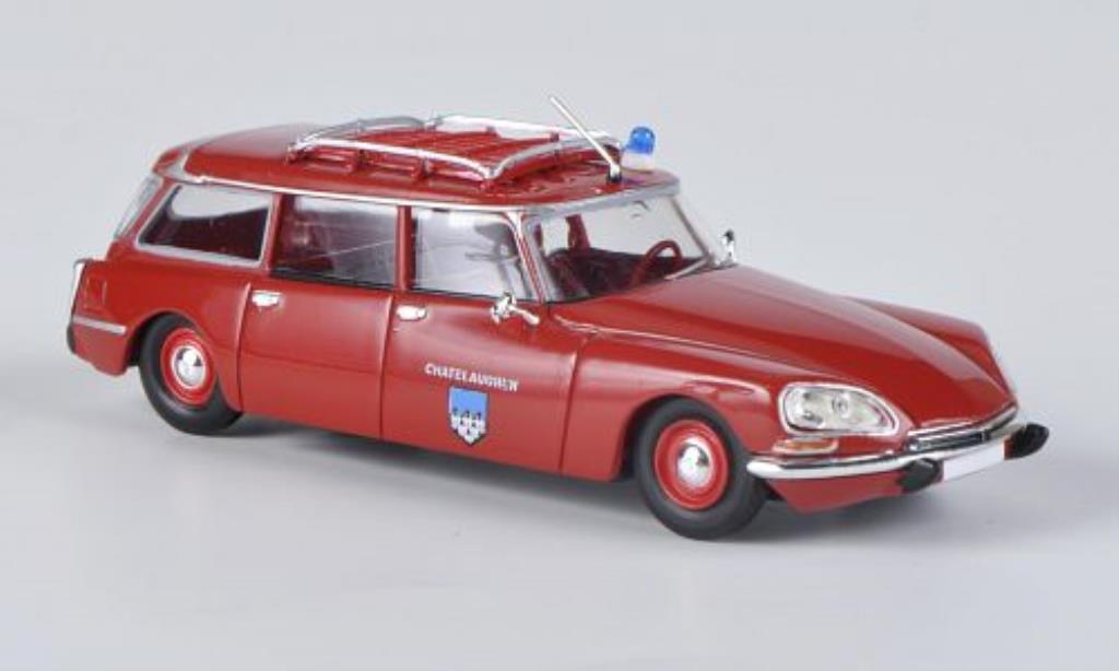 Citroen DS 1/87 Brekina Estate Fire brigade Chatelaudren (F) Fire brigade diecast model cars