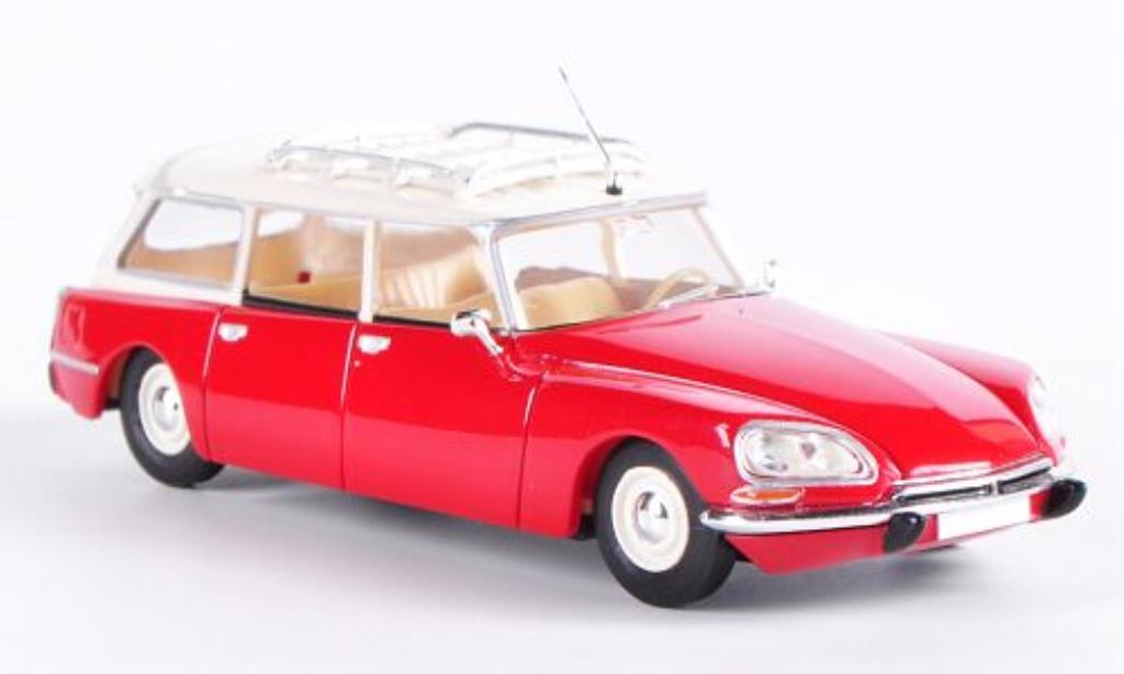 Citroen DS 1/87 Brekina Estate red/white diecast model cars