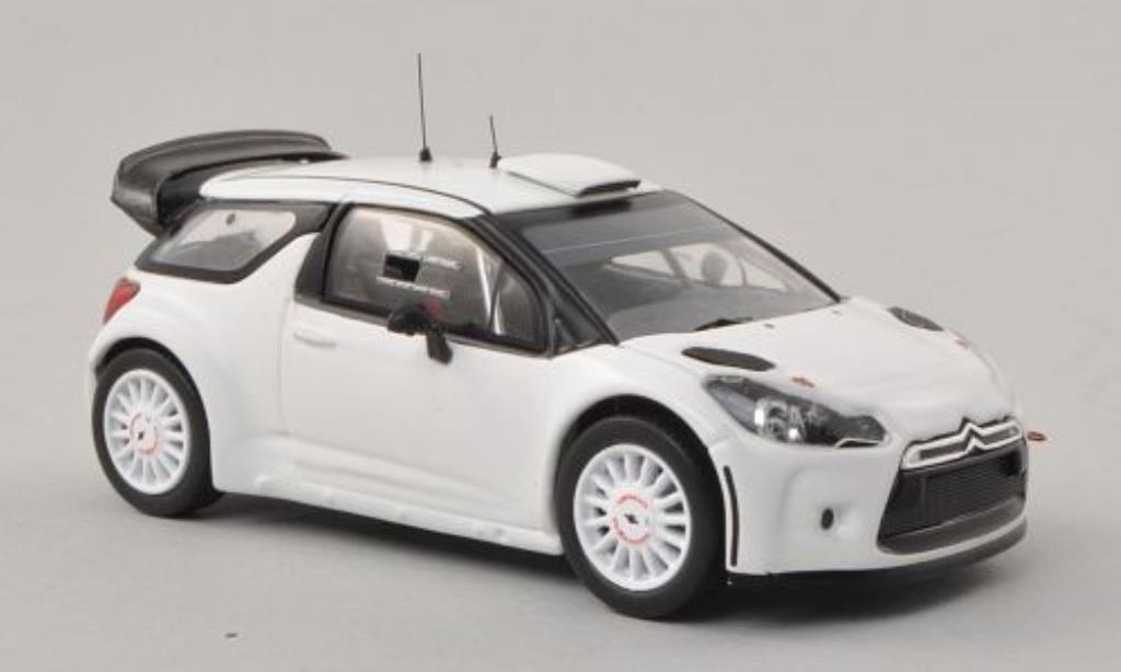DS Automobiles DS3 1/43 IXO WRC matt-white 2009 diecast model cars