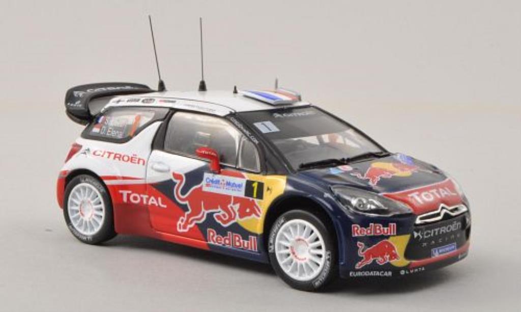 DS Automobiles DS3 1/43 Norev WRC No.1 Red Bull / Total Rally de France 2012 /D.Elena diecast model cars