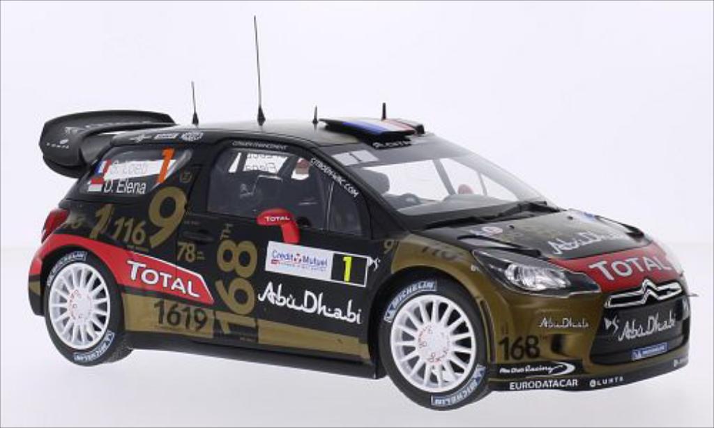 DS Automobiles DS3 1/18 Norev WRC No.1 Total WRC Rally de France 2013 /D.Elena diecast model cars