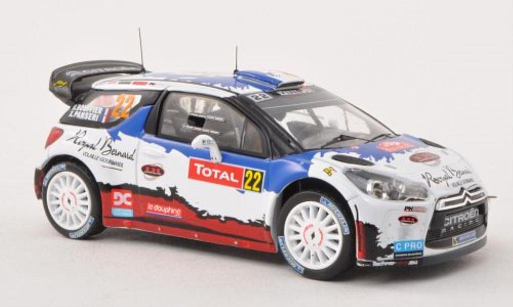 DS Automobiles DS3 1/43 IXO WRC No.22 Rally Monte Carlo 2013 /X.Panseri diecast model cars