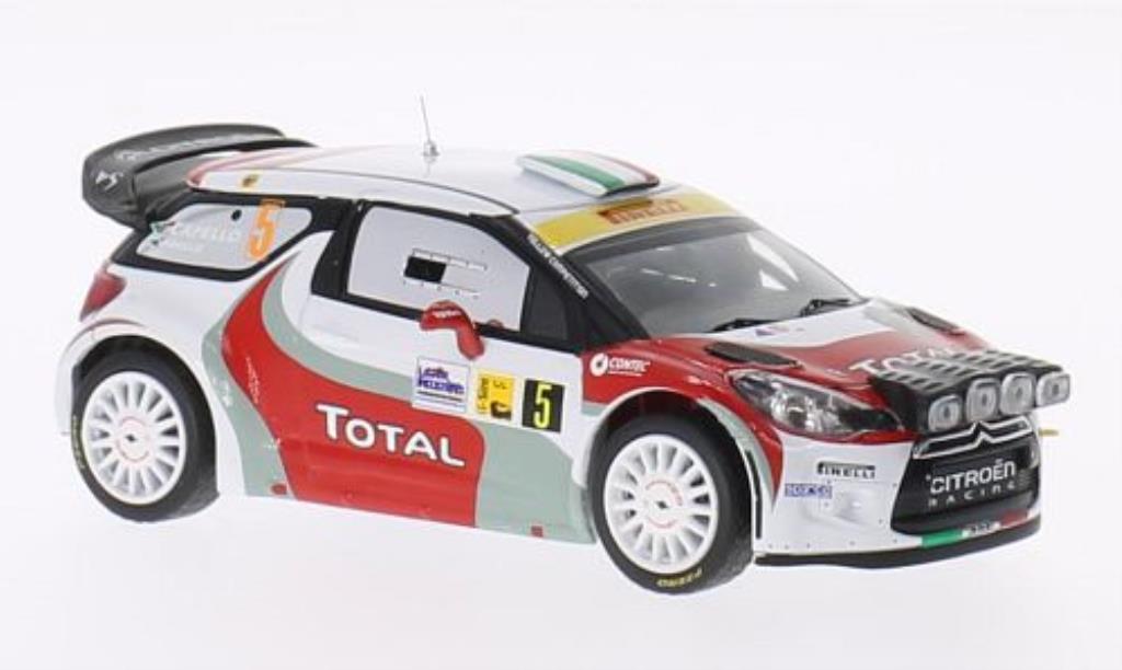 DS Automobiles DS3 1/43 IXO WRC No.5 Total Monza Rally 2011 /L.Pirollo diecast model cars