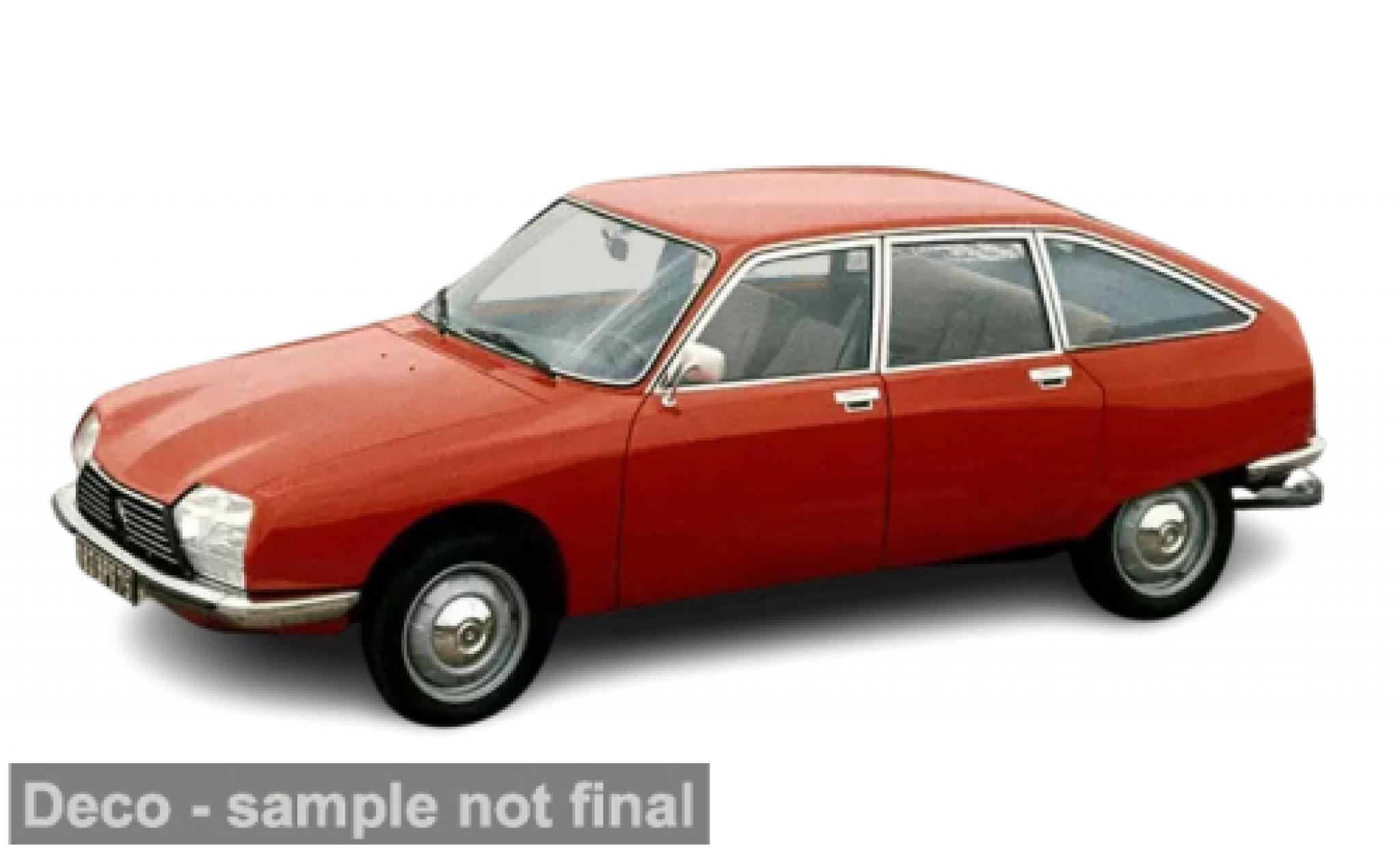 Citroen GS 1/87 Norev Pallas red 1977 1:87 diecast model cars
