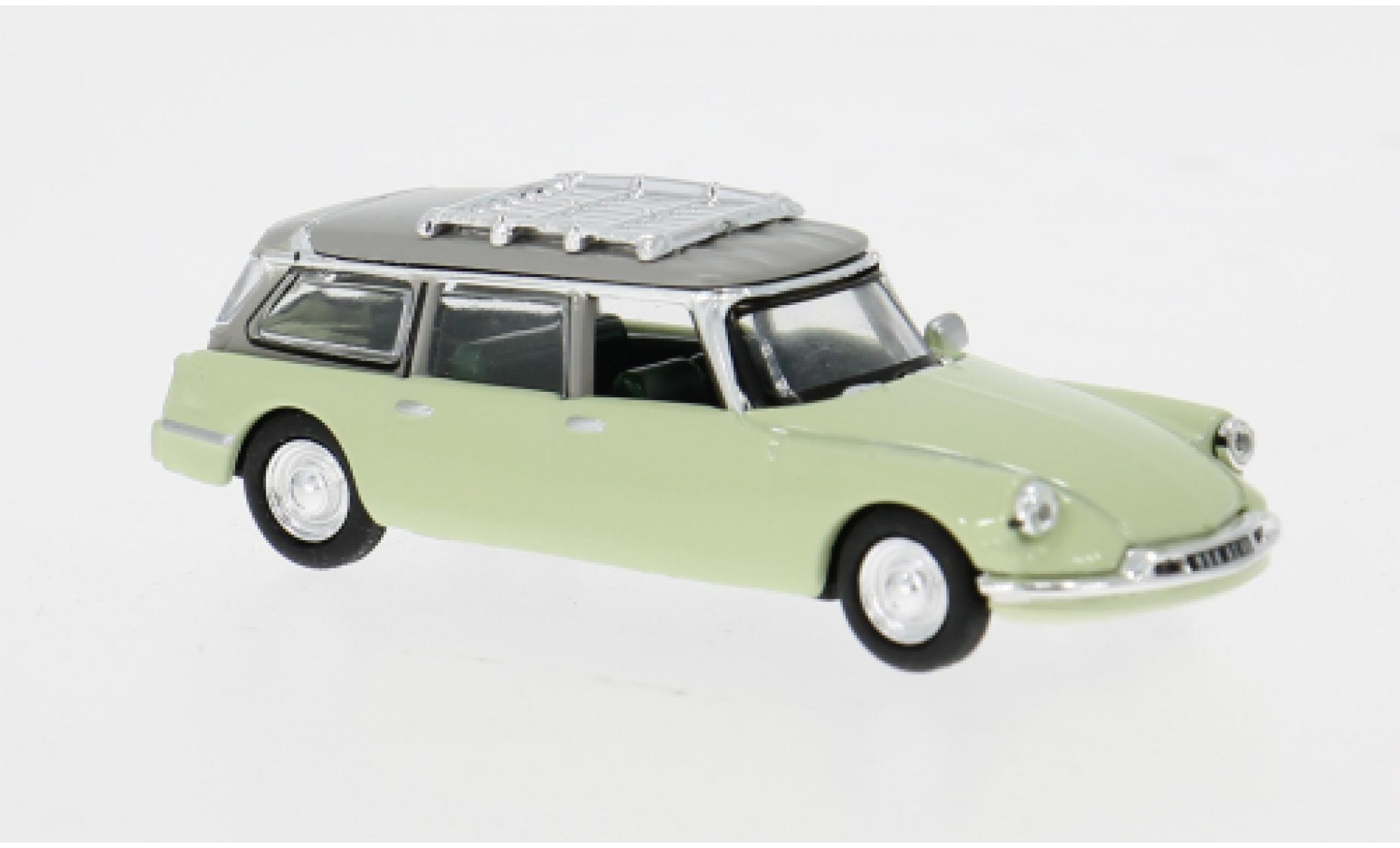Citroen ID 19 1/87 Norev green/white 1961 1:87 diecast model cars