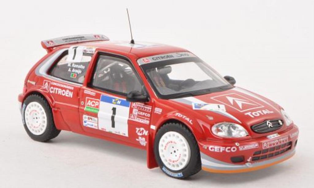 Citroen Saxo 1/43 IXO S1600 No.1 Rally Portugal 2004 /M.Ramalho diecast model cars