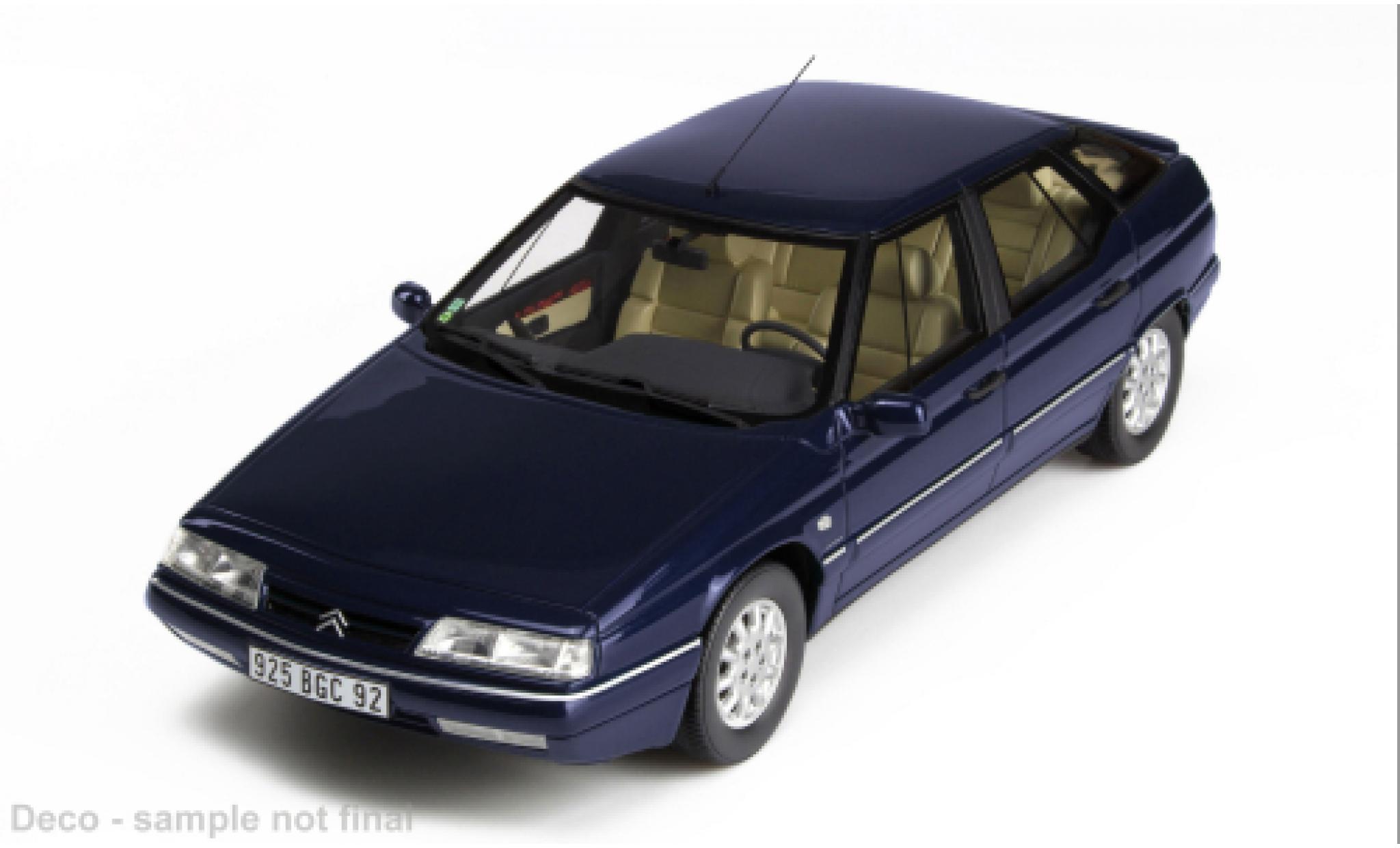 Citroen XM 1/18 Ottomobile V6 blue 1998 1:18 diecast model cars