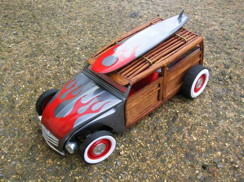 Citroen 2CV 1/18 Solido woody the wooden horse hot rod diecast model cars