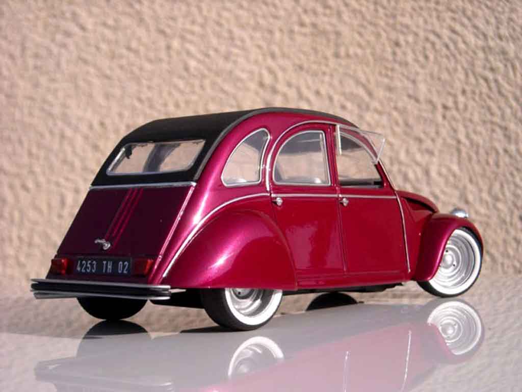 Citroen 2CV 1/18 Solido custom blush effect diecast model cars