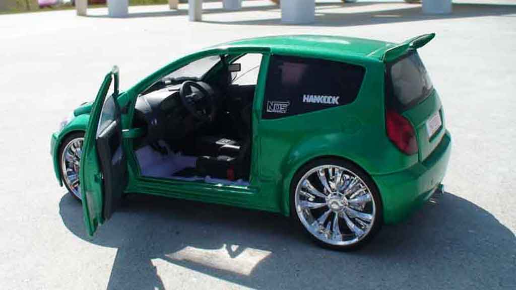 Citroen C2 tuning vts jantes 18 pouces 1/18 Solido