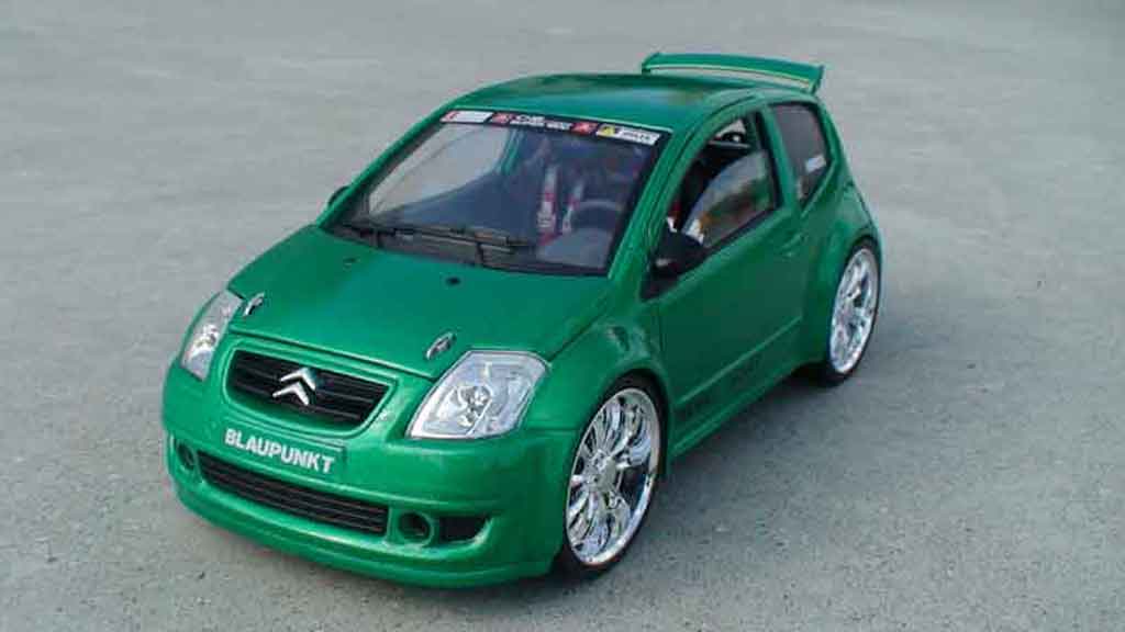 Citroen C2 tuning vts jantes 18 pouces 1/18 Solido