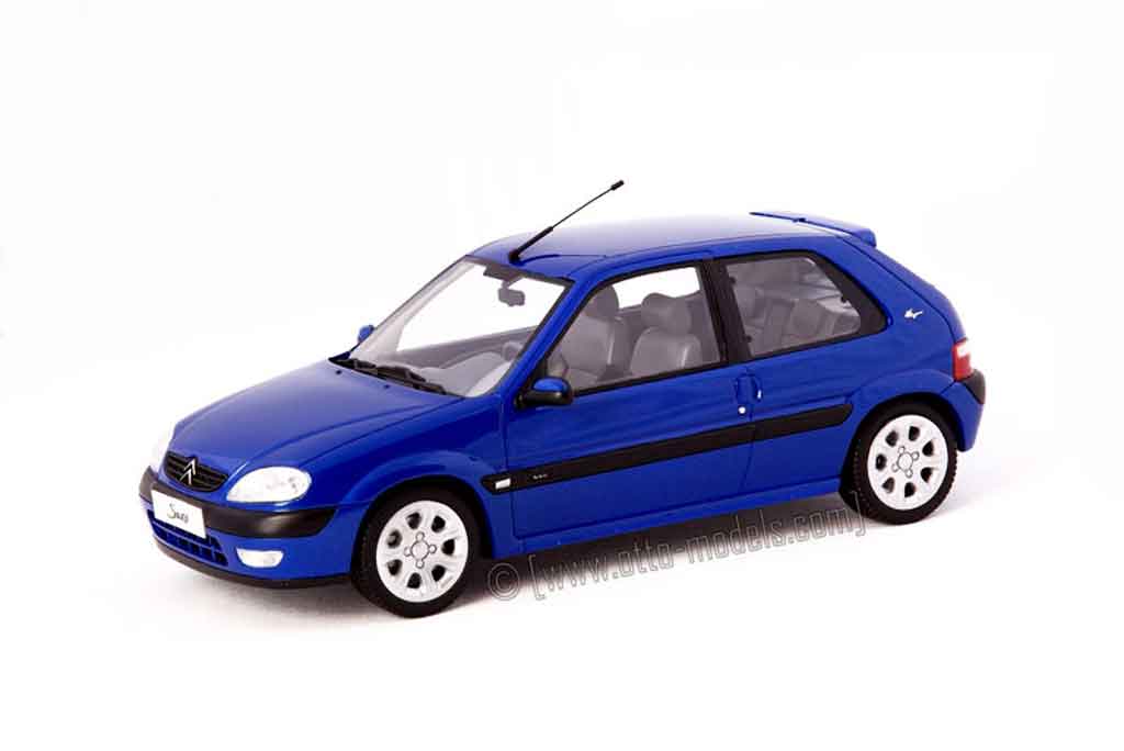 Citroen Saxo 1/18 Ottomobile vts blue grand pavois diecast model cars