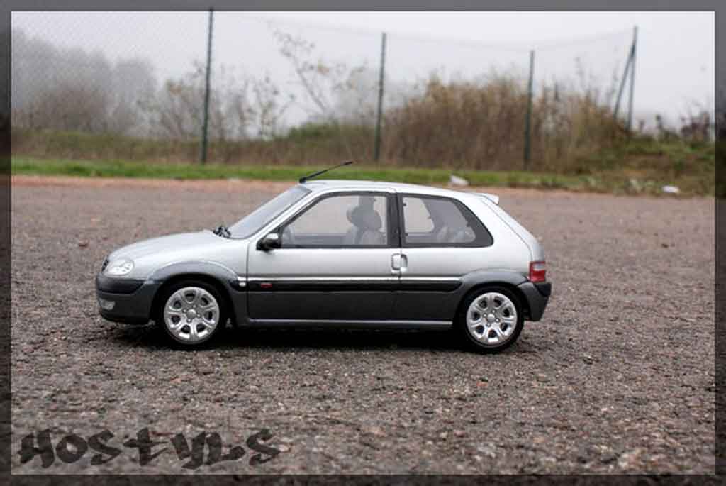 Citroen Saxo 1/18 Ottomobile vts grey metallized diecast model cars