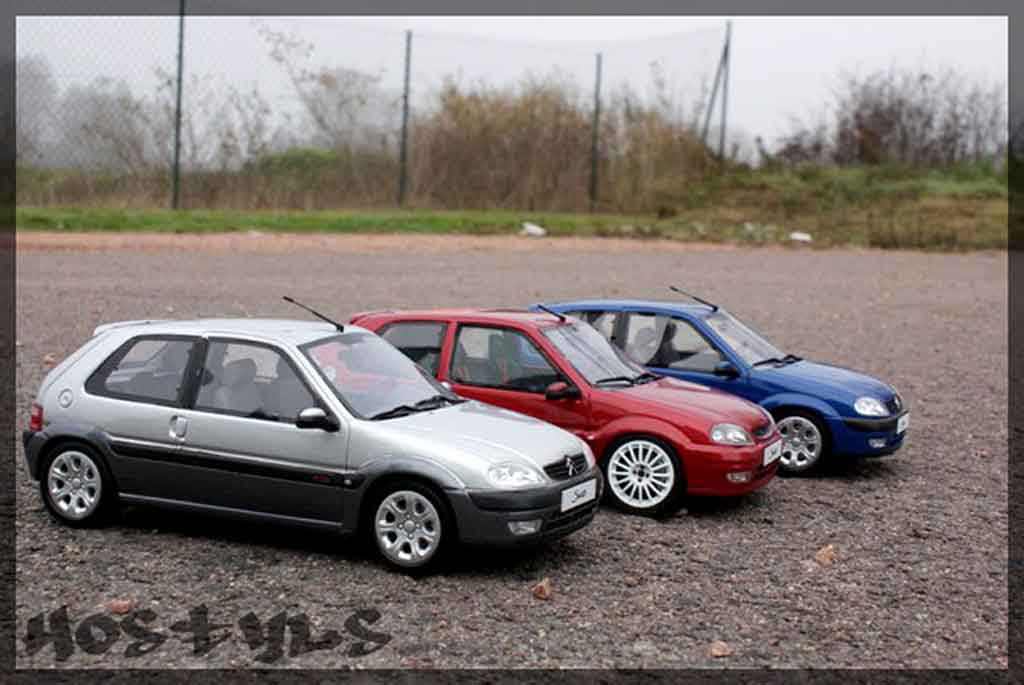 Citroen Saxo VTS grey metallized 1/18 Ottomobile