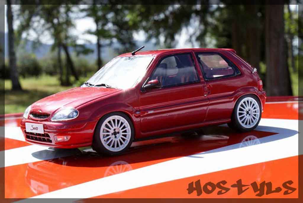 Citroen Saxo 1/18 Ottomobile vts preparation groupe n diecast model cars