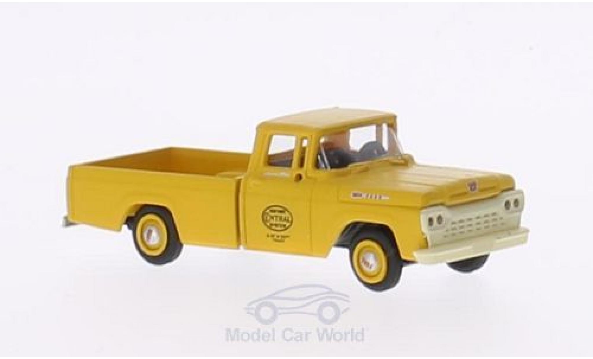 Ford F-1 1/87 Classic Metal Works 00 New York Central System 1960 mit Hy-Line-Gleisaufsatzr&auml;dern diecast model cars