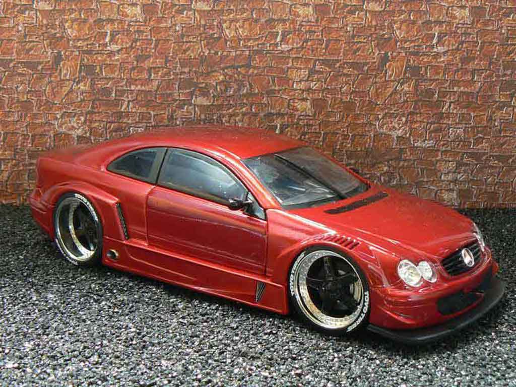 Mercedes Classe CL AMG DTM coupe 1/18 Maisto K AMG DTM coupe street red candy diecast model cars
