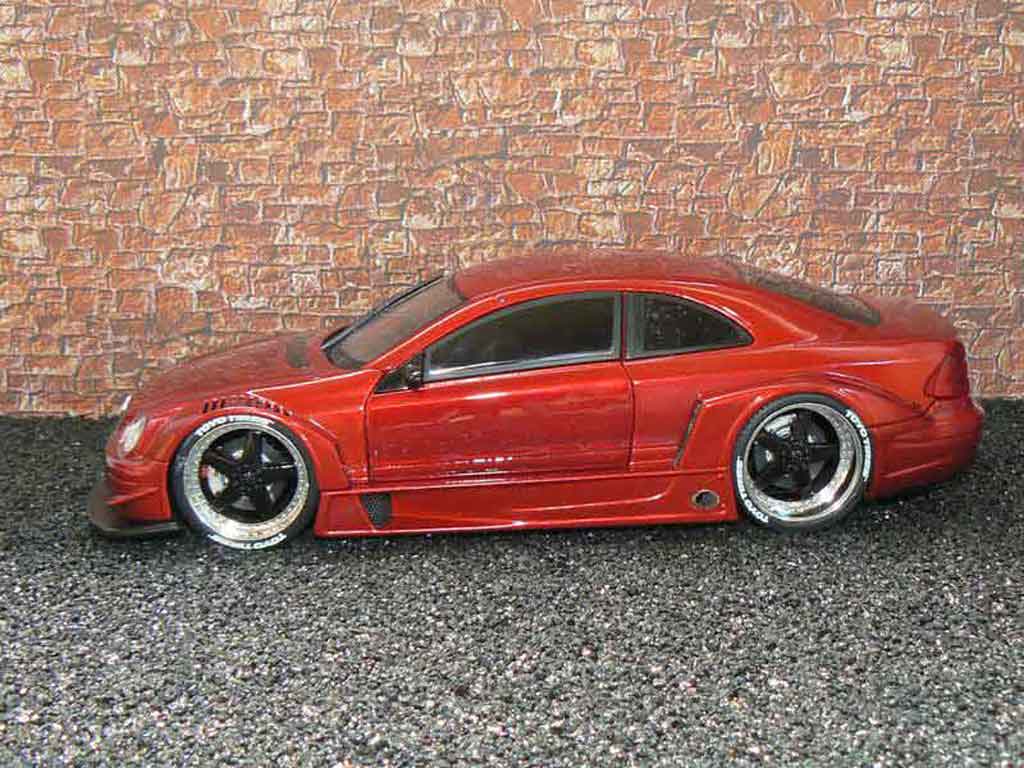 Mercedes Classe CL AMG DTM coupe K street red candy 1/18 Maisto