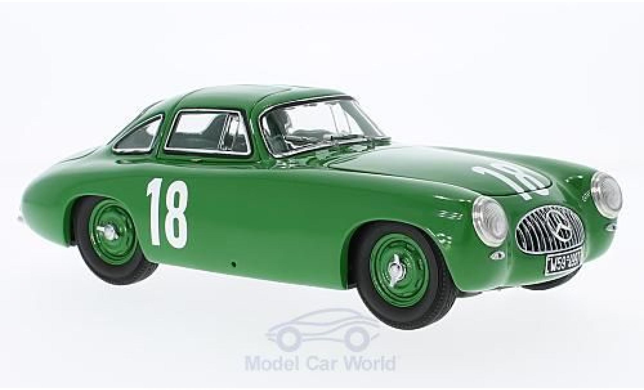 Mercedes 300 SL 1/18 CMC SL (W194) green No.18 GP Bern 1952 K.Kling diecast model cars