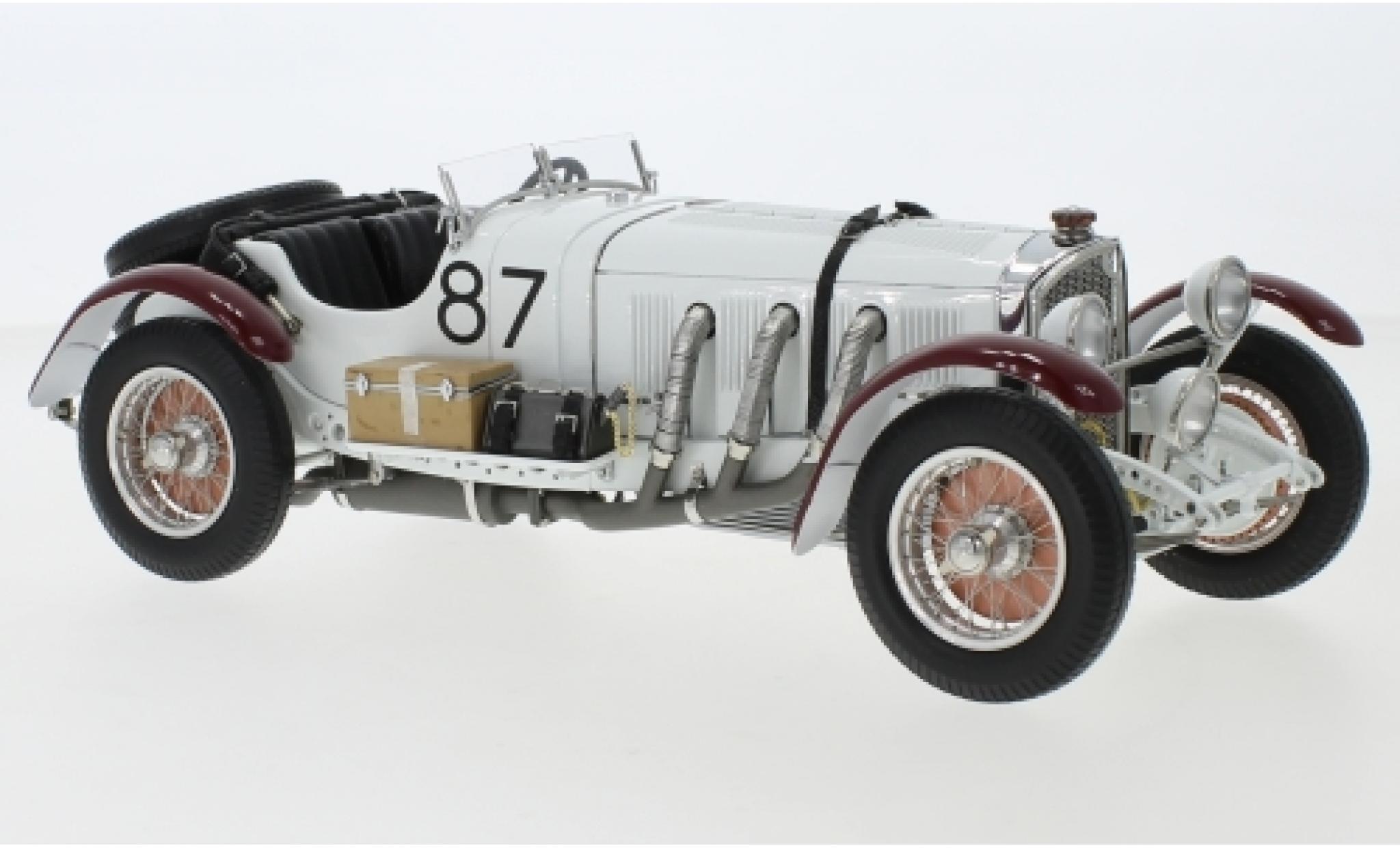 Mercedes SSK 1/18 CMC L No.87 Mille Miglia 1931 R.Caracciola diecast model cars