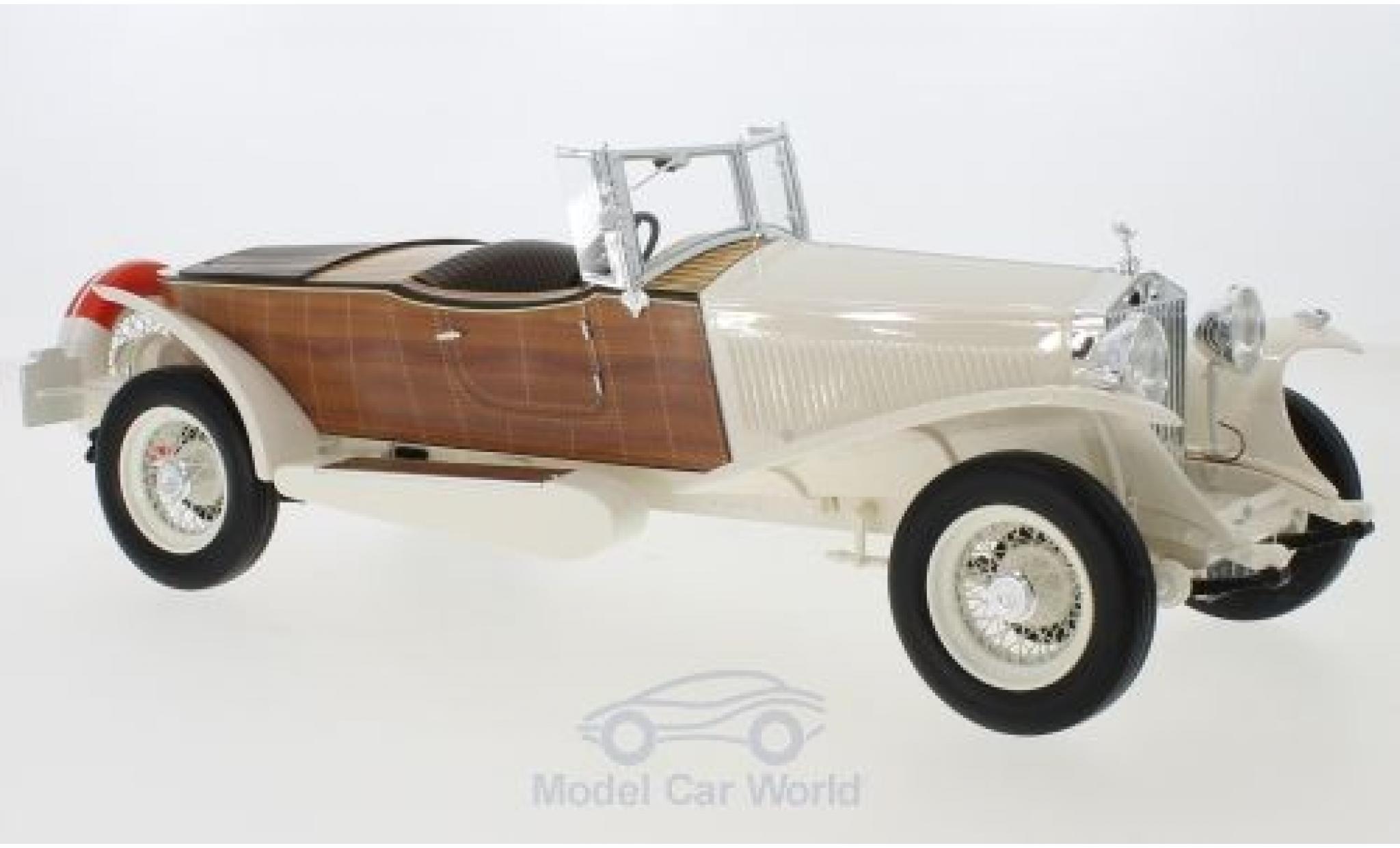 Rolls Royce Phantom 1/18 CMF II Boat Tail Tourer white/Holzoptik RHD 1932 diecast model cars