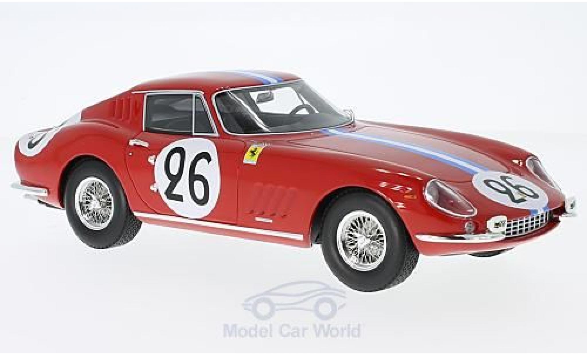 Ferrari 275 1966 1/18 CMR GTB No.26 24h Le Mans 1966 G.Biscaldi/M.de Bourbon-Parma diecast model cars