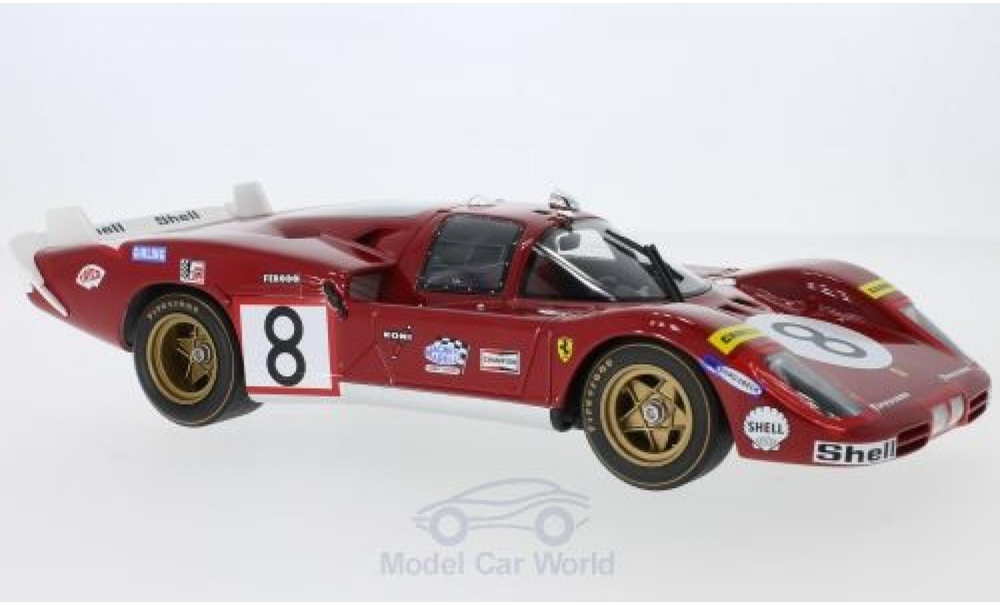 Ferrari 512 1/18 CMR S Long Tail No.8 24h Le Mans 1970 A.Merzario/C.Regazzoni diecast model cars