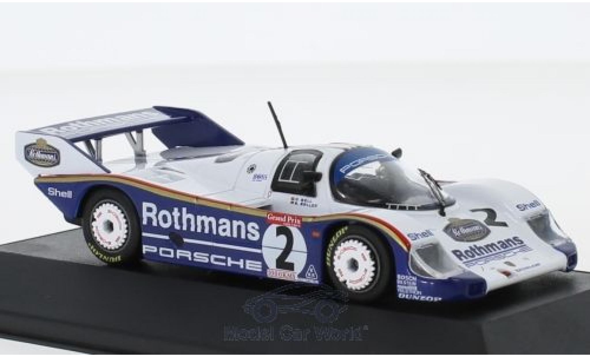 Porsche 956 1983 1/43 CMR K No.2 Rothmans 1000 Km Brands Hatch 1983 S.Bellof/D.Bell diecast model cars