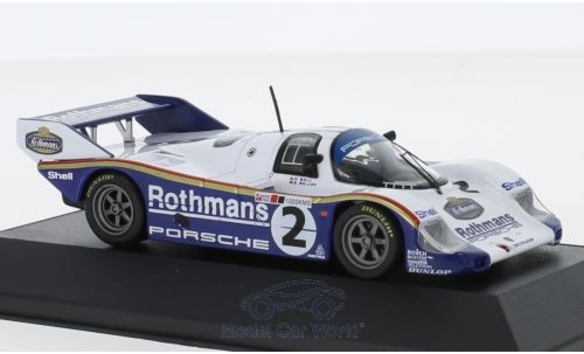 Porsche 956 1984 1/43 CMR K No.2 Rothmans 1000 KM Silverstone 1984 S.Bellof/D.Bell diecast model cars