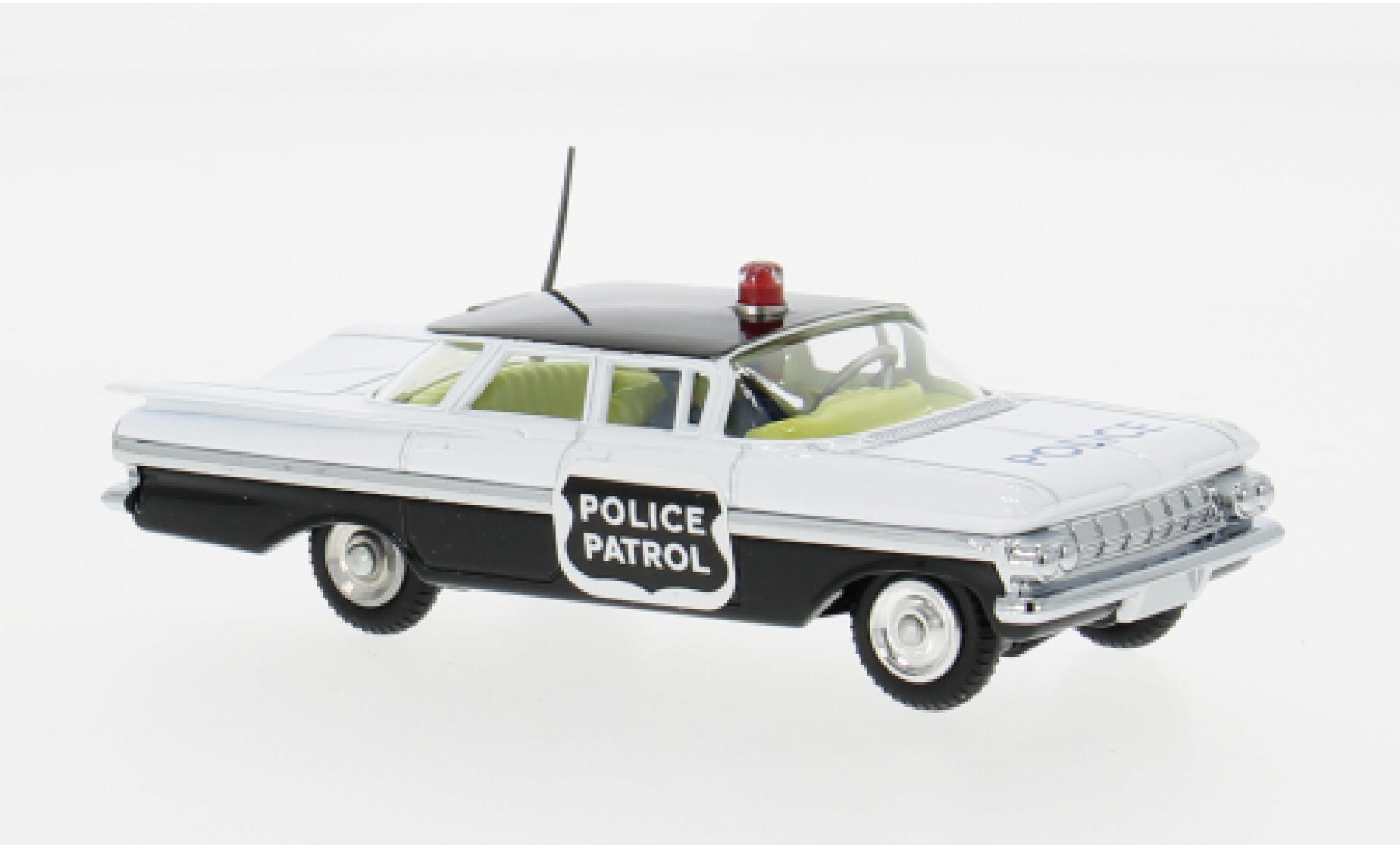 Chevrolet Impala 1/50 Corgi silver/black 1958 Police Patrol 1:50 diecast model cars