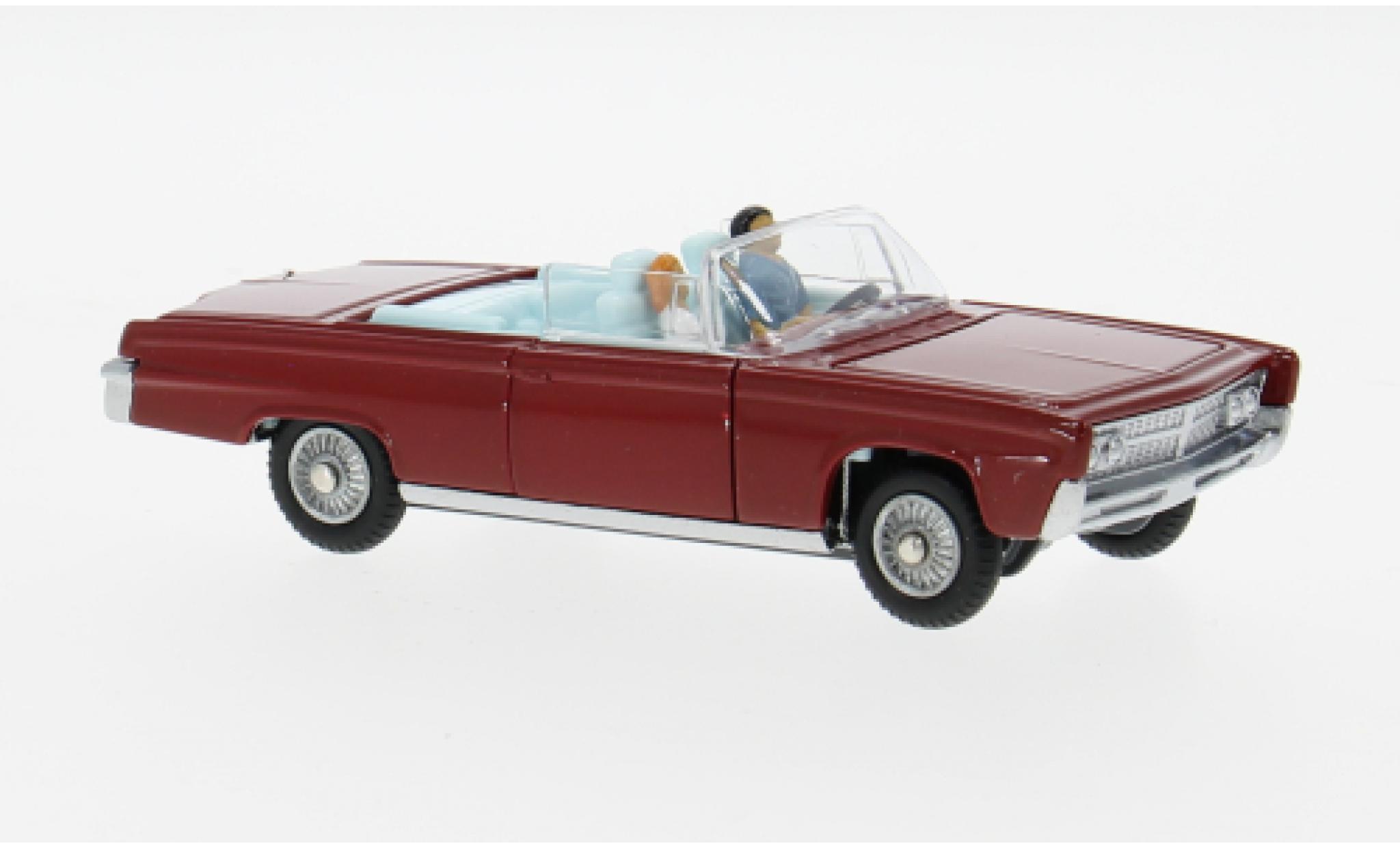 Chrysler Imperial 1/50 Corgi red 1965 1:50 diecast model cars
