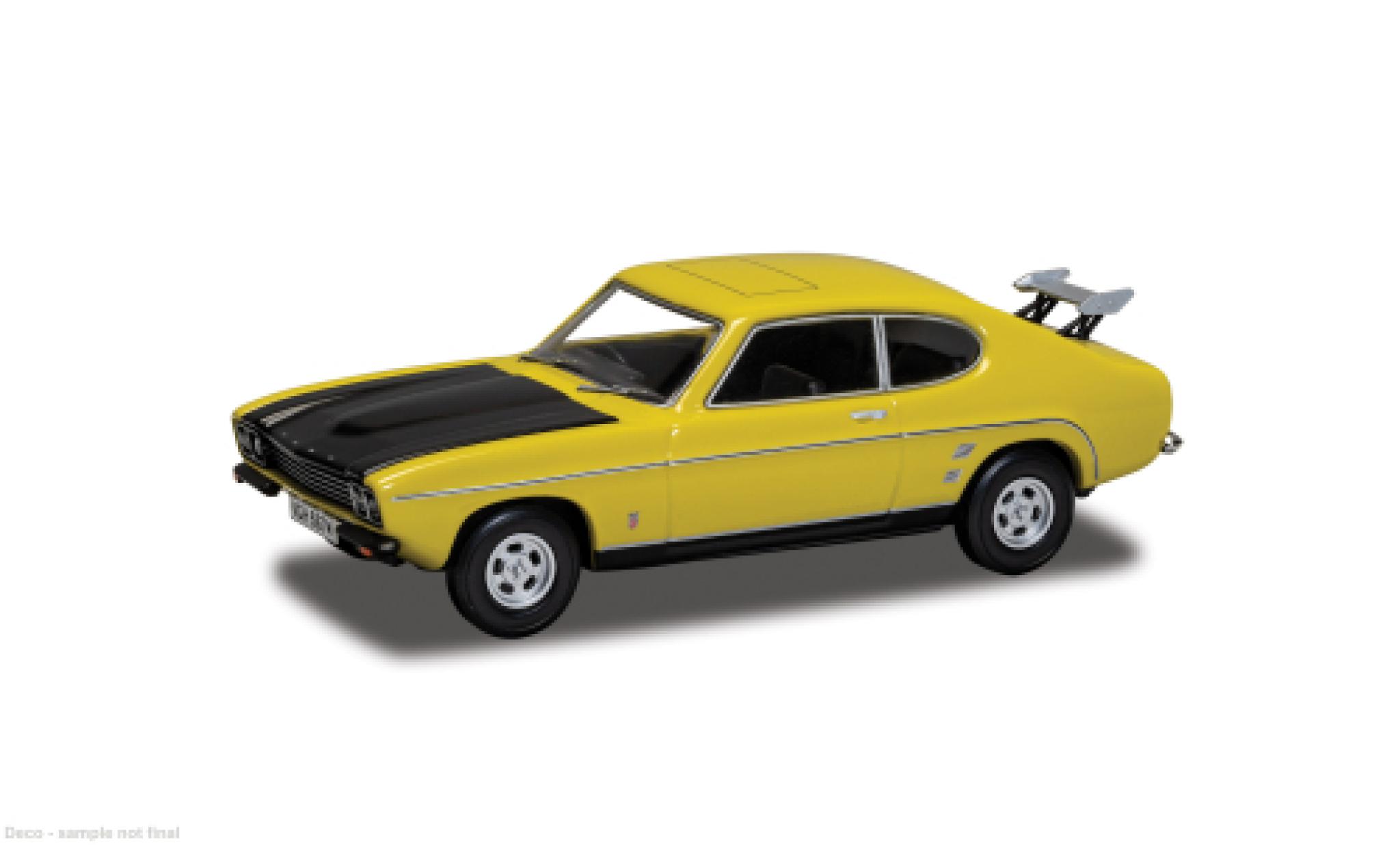 Ford Capri 1/43 Corgi MK I 3.0 GXL yellow/black 1:43 diecast model cars