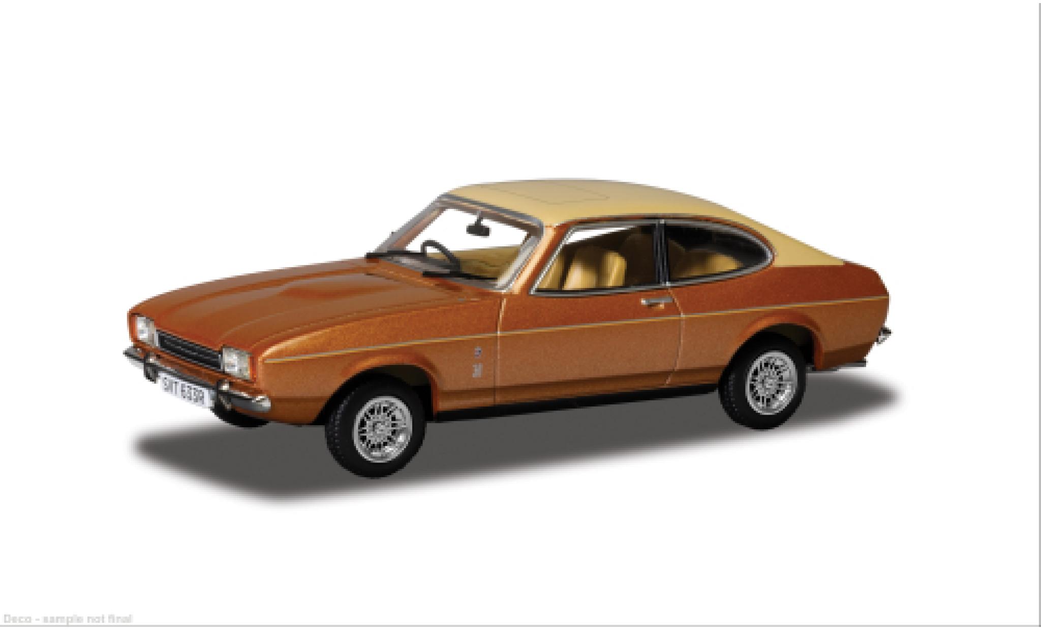 Ford Capri 1/43 Corgi MK II 3.0 Ghia Automatic bronze/beige 1:43 diecast model cars