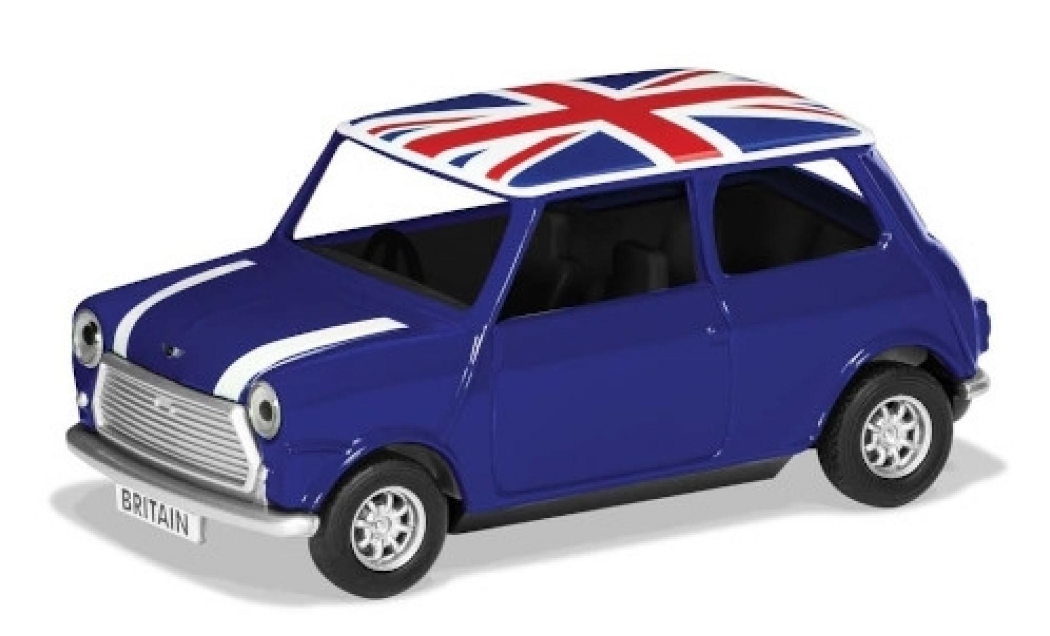 Mini Cooper 1/36 Corgi blue/white RHD Union Jack Best of Britannique diecast model cars