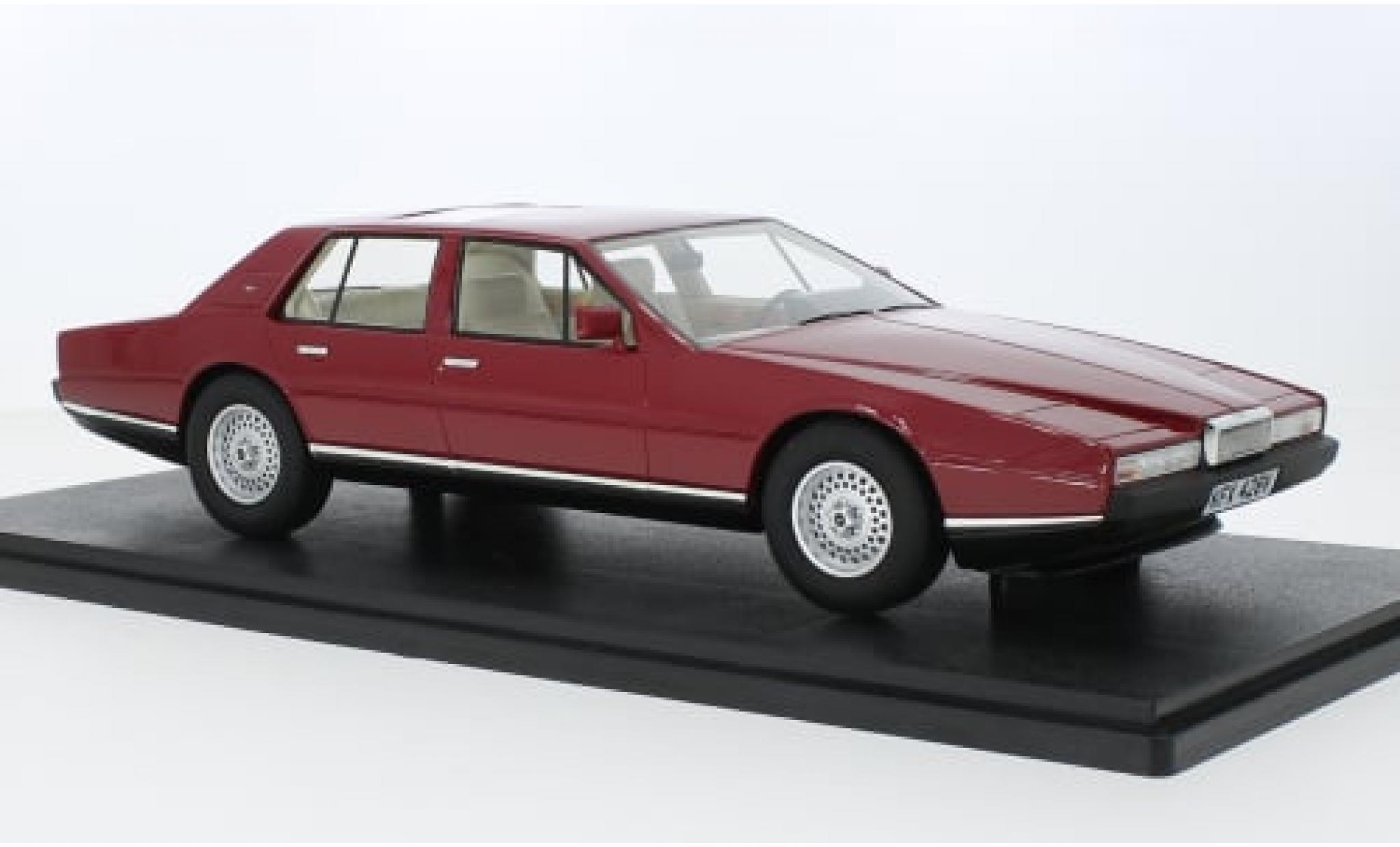Aston Martin Lagonda 1/18 Cult Scale Models metallise red 1985 1:18 diecast model cars