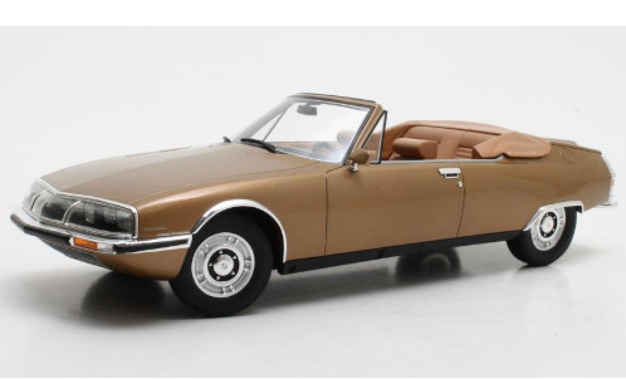 Citroen SM 1/18 Cult Scale Models Mylord Chapron gold 1971 diecast model cars